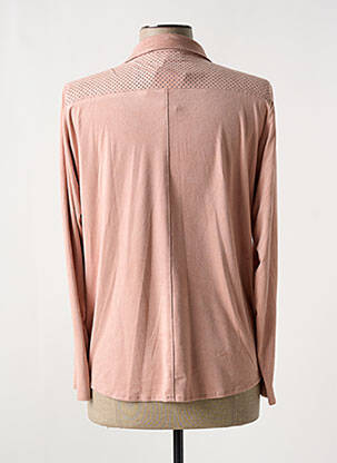Chemisier coupe cintrée manches longues rose JEAN DELFIN femme