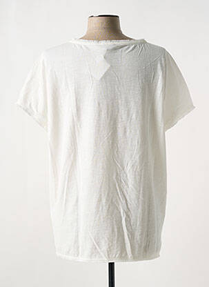 T-shirt imprimé fantaisie manches courtes beige BASLER femme