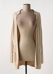 Gilet manches longues beige WNT COLLECTION pour femme seconde vue