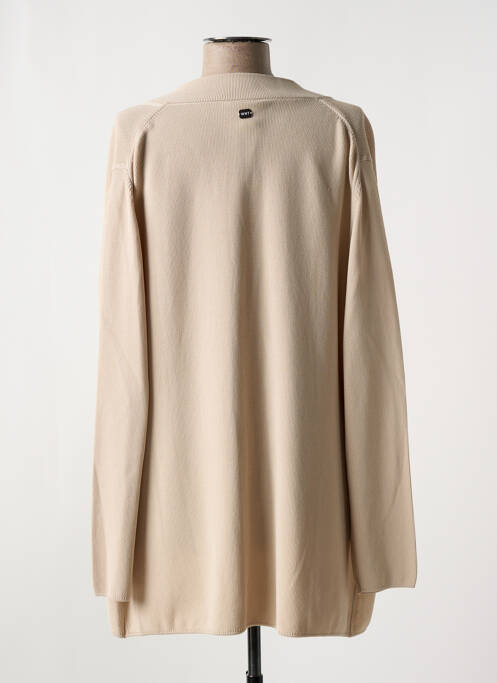 Gilet manches longues beige WNT COLLECTION pour femme