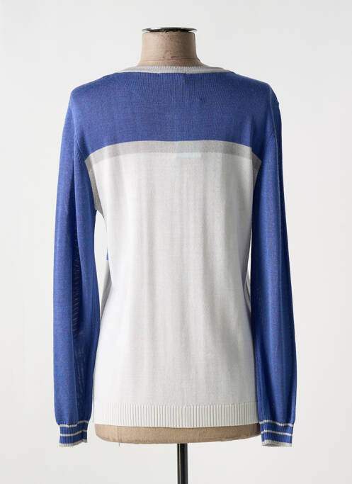 Gilet manches longues bleu DANEVA pour femme