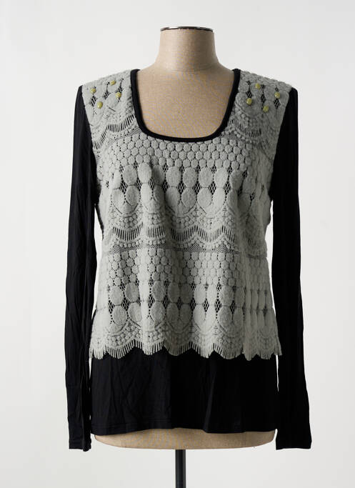 Top noir ABY GARDNER pour femme