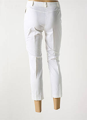 Pantacourt taille haute taille haute blanc ANNE KELLY femme