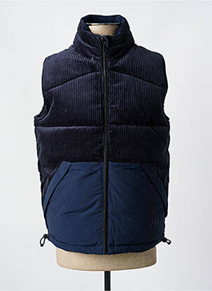 Doudoune poches sans capuche bleu SELECTED homme