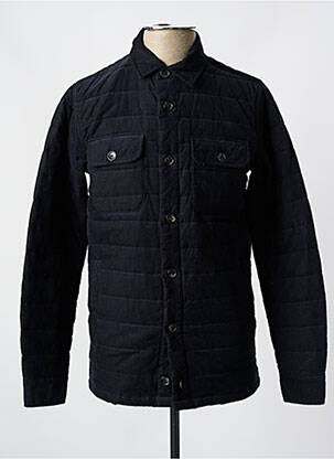 Veste casual fermeture boutonnée sur le devant noir DSTREZZED homme
