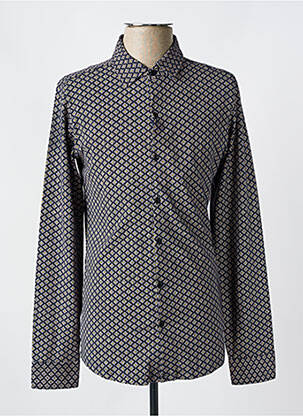 Chemise manches longues manches longues bleu DSTREZZED homme