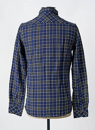 Chemise manches longues manches longues bleu DSTREZZED homme