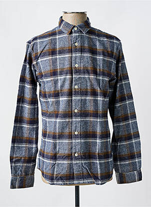 Chemise manches longues manches longues bleu SELECTED homme