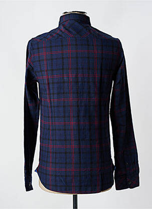 Chemise manches longues manches longues bleu DSTREZZED homme