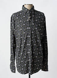 Chemise manches longues manches longues vert FIL NOIR homme
