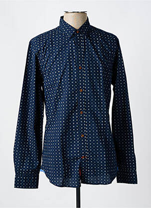 Chemise manches longues manches longues bleu SCOTCH & SODA homme