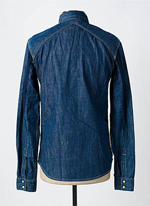 Chemise manches longues poches bleu SCOTCH & SODA homme