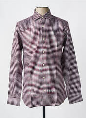 Chemise manches longues rouge SELECTED pour homme seconde vue