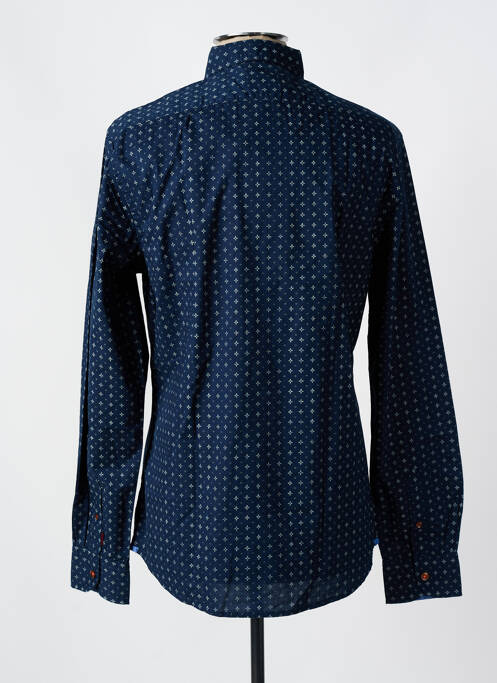 Chemise manches longues imprimé fantaisie bleu SCOTCH & SODA homme