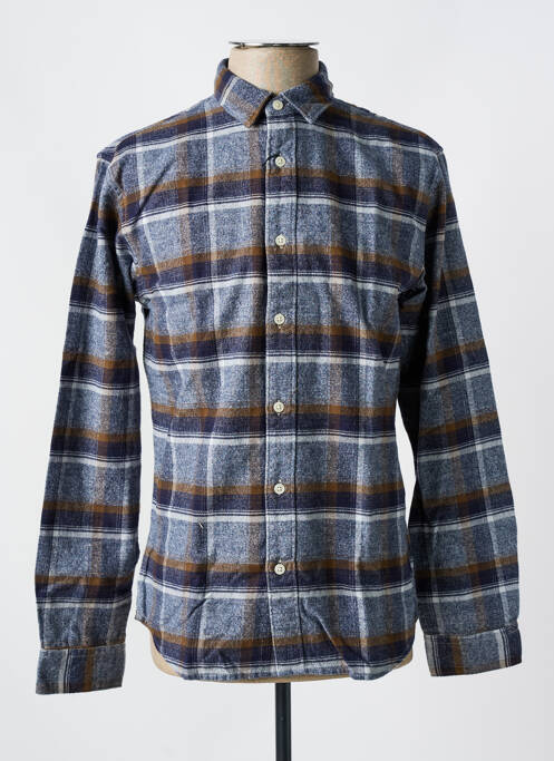 Chemise manches longues bleu SELECTED pour homme