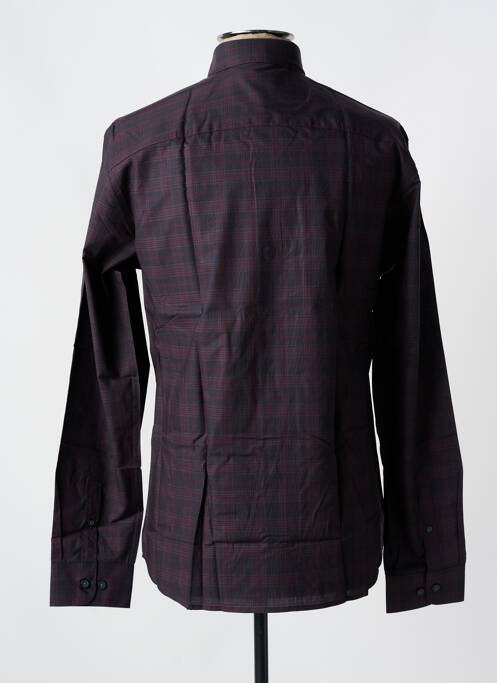 Chemise manches longues violet SELECTED pour homme