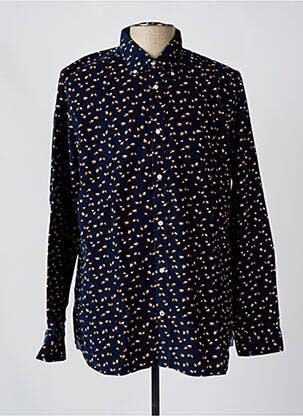 Chemise manches longues imprimé fantaisie bleu TOMMY HILFIGER homme