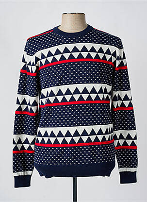Pull stretch manches longues bleu SCOTCH & SODA homme