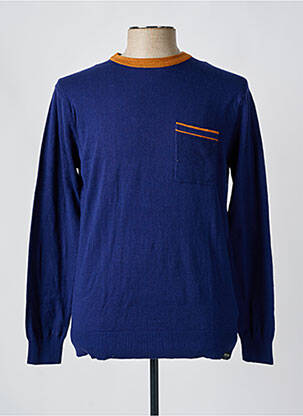 Pull stretch manches longues bleu SCOTCH & SODA homme