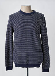 Pull stretch manches longues bleu SELECTED homme