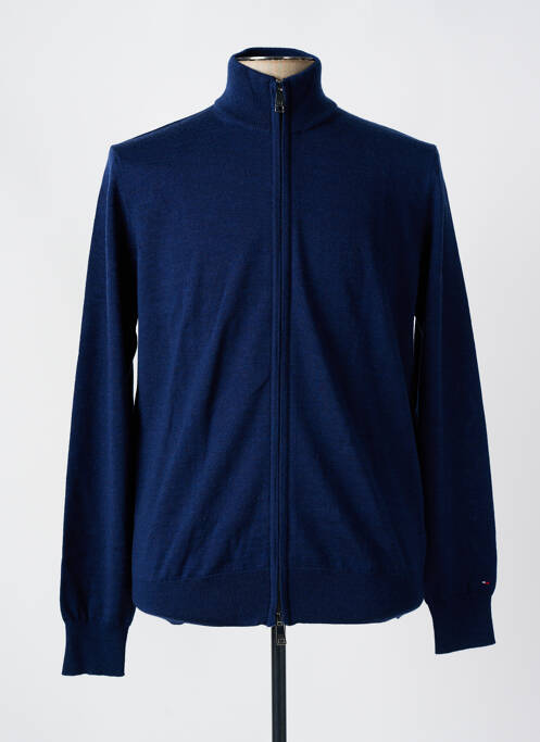 Gilet manches longues bleu TOMMY HILFIGER pour homme