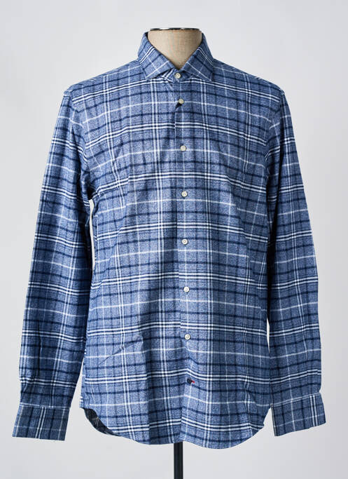 Chemise manches longues bleu TOMMY HILFIGER pour homme
