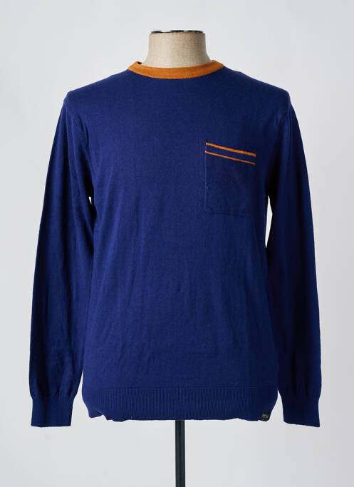 Pull bleu SCOTCH & SODA pour homme