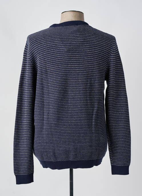 Pull stretch manches longues bleu SELECTED homme