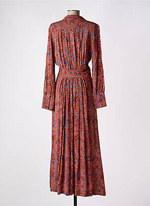 Robe longue manches longues manches longues rose ATTIC AND BARN femme