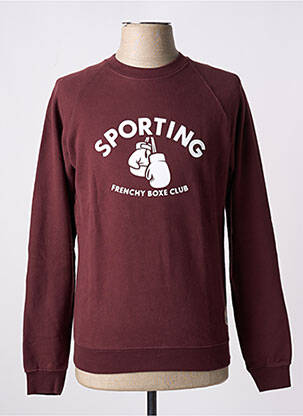 Sweat-shirt stretch manches longues rouge FRENCH DISORDER homme
