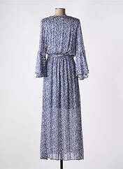 Robe longue bleu LES PETITES FLEURS pour femme seconde vue