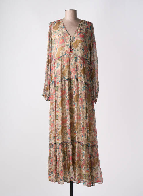 Robe longue beige CHARLIE JOE pour femme
