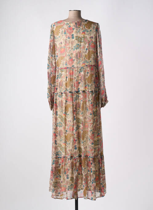 Robe longue beige CHARLIE JOE pour femme