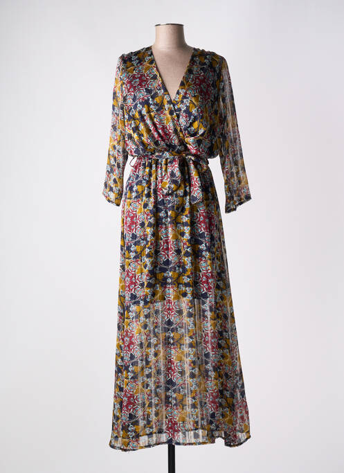 Robe longue bleu LES PETITES FILLES pour femme