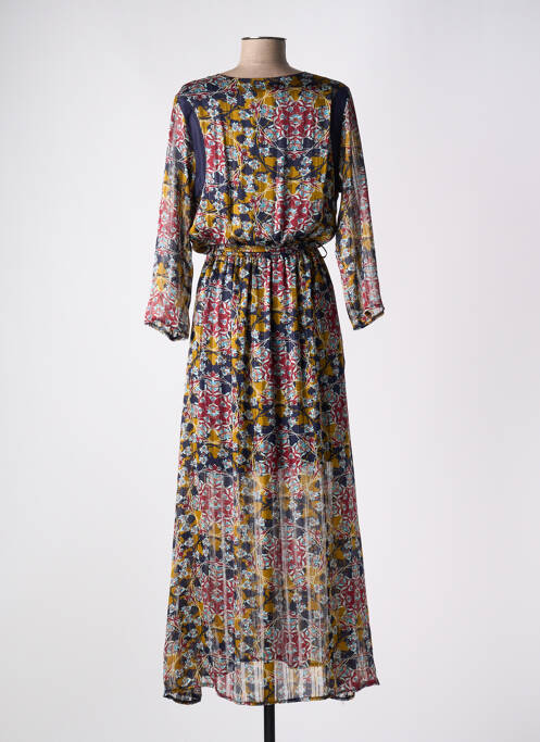 Robe longue bleu LES PETITES FILLES pour femme