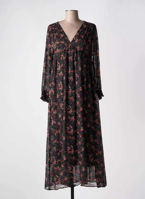 Robe longue noir VINTAGE LOVE pour femme