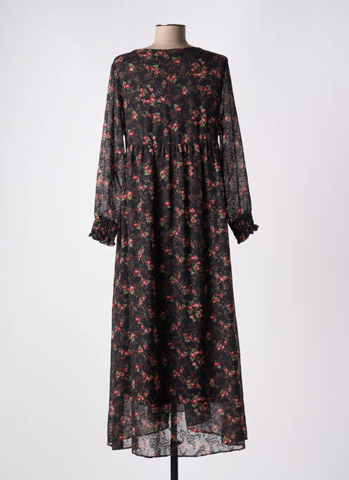 Robe longue noir VINTAGE LOVE pour femme