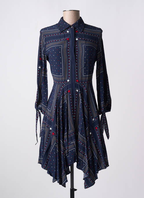 Robe mi-longue bleu TOMMY HILFIGER pour femme