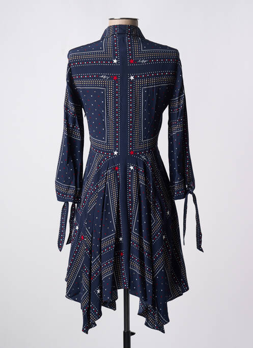 Robe mi-longue bleu TOMMY HILFIGER pour femme