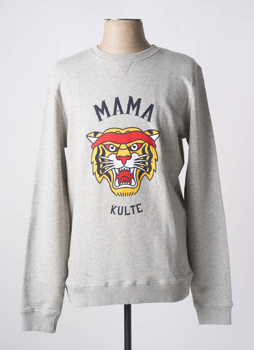 Sweat-shirt gris KULTE pour homme