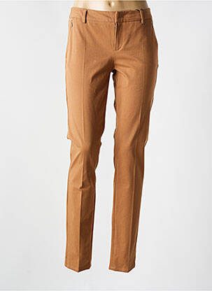 Pantalon slim taille basse taille basse marron SPORTMAX femme