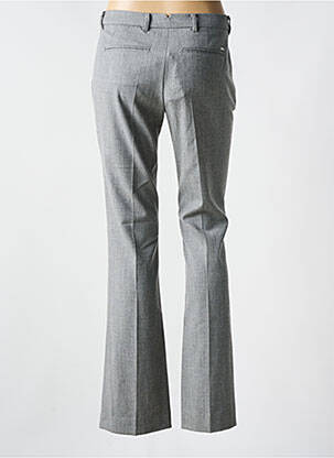 Pantalon flare fermeture zippée sous rabat avec crochet taille basse gris TOMMY HILFIGER femme