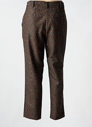 Pantalon droit taille à pinces taille haute orange CHARLIE JOE femme