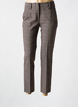 Pantalon 7/8 taille à pinces taille normale rouge GERARD DAREL femme