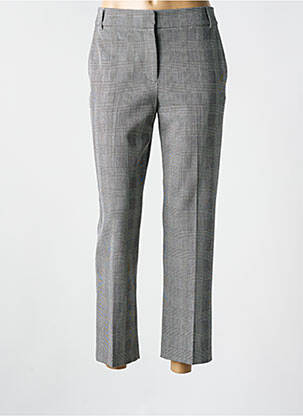 Pantalon 7/8 taille à pinces taille normale gris TOMMY HILFIGER femme