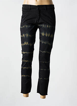 Pantalon 7/8 stretch taille normale noir FIVE femme