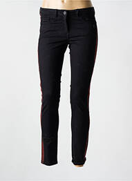 Jeans skinny stretch taille basse noir MAISON SCOTCH femme