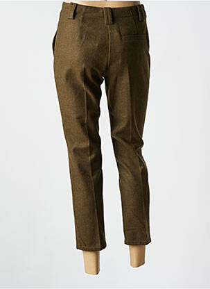 Pantalon 7/8 taille haute taille haute vert ATTIC AND BARN femme
