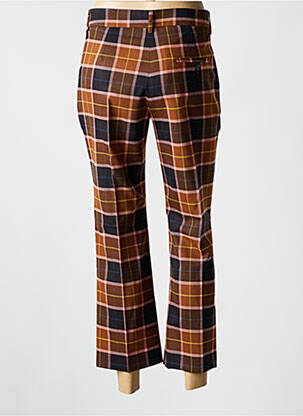 Pantalon 7/8 taille à pinces taille normale marron SOEUR femme