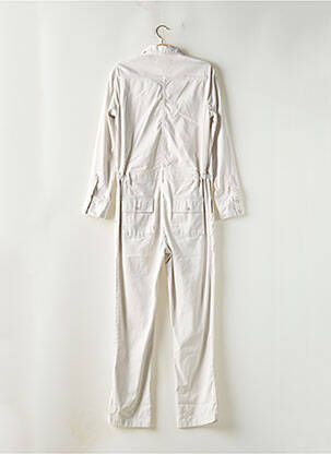 Combi-pantalon col chemisier manches longues gris ACQUAVERDE femme